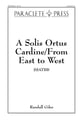 A Solis Ortus Cardine SSATBB choral sheet music cover